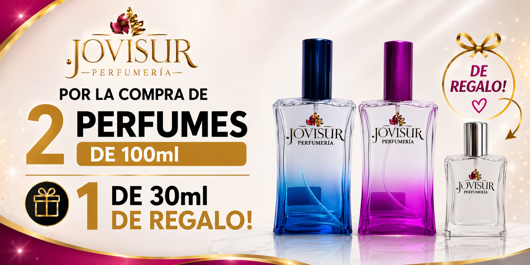 Perfume 30ml de regalo