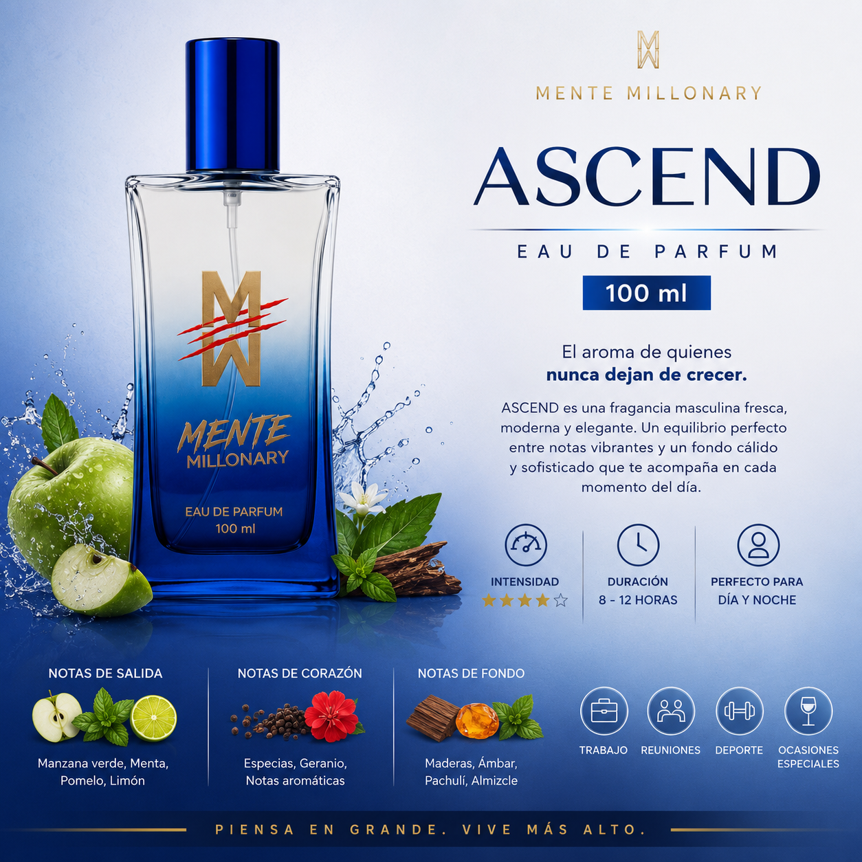 MENTE MILLONARY ASCEND - Eau de Parfum 100 ml 1