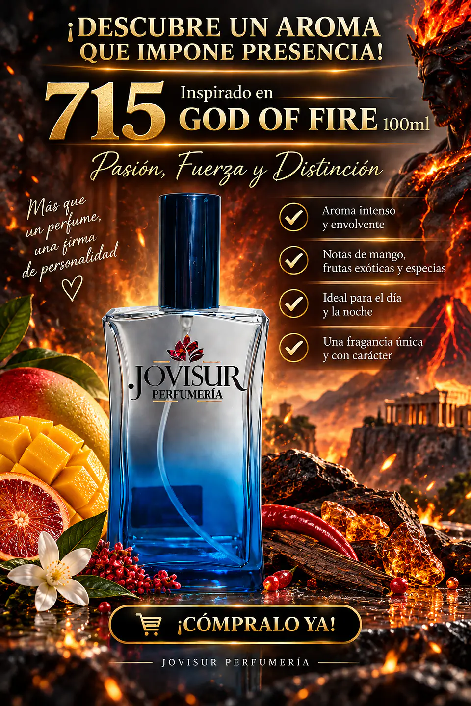 715 - Inspirado en GOD OF FIRE - 100ml 1