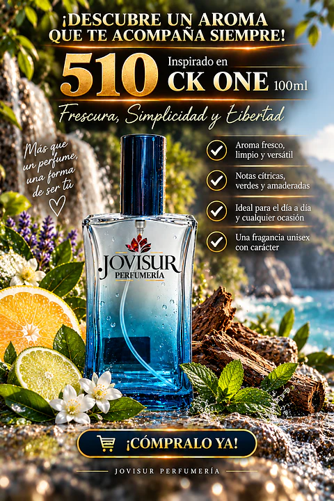 510 - Inspirado en CK ONE - 100ml