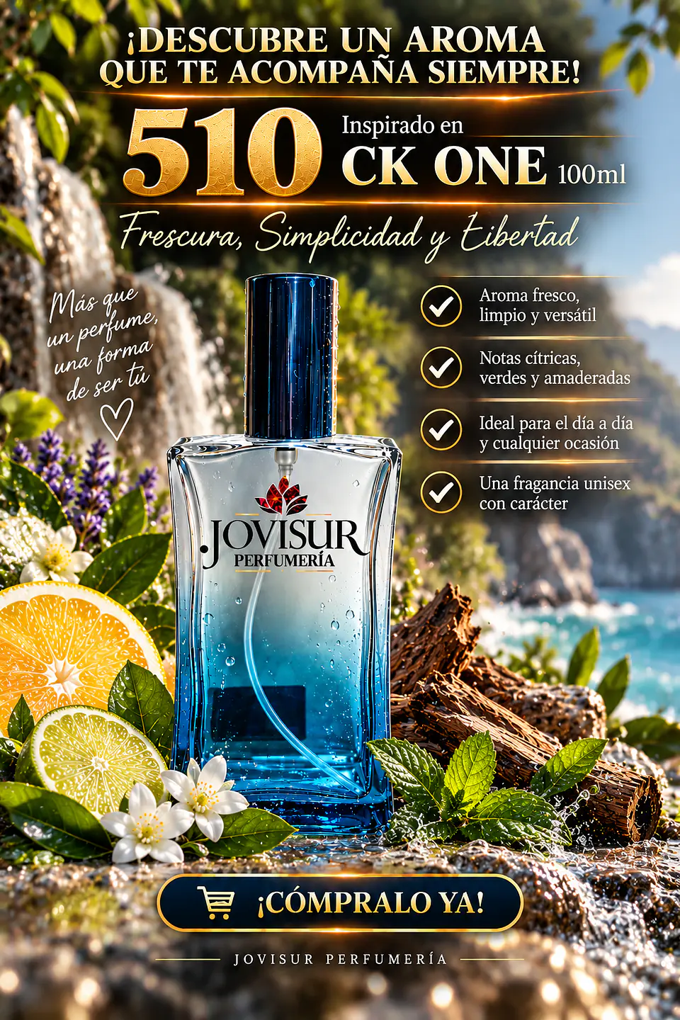 510 - Inspirado en CK ONE - 100ml 1