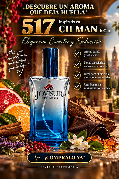 517 - Inspirado en CH MAN - 100ml