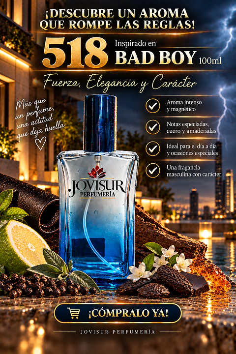 518 - Inspirado en BAD BOY - 100ml