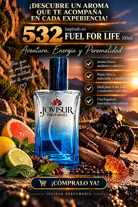 532 - Inspirado en FUEL FOR LIFE - 100ml