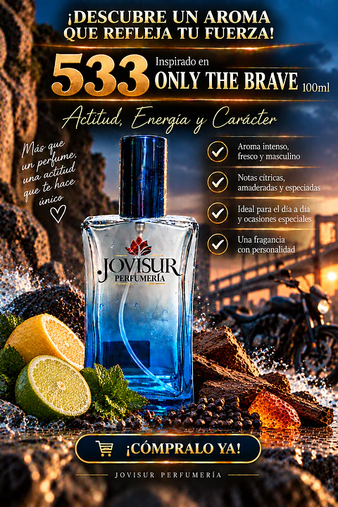 533 - Inspirado en ONLY THE BRAVE - 100ml