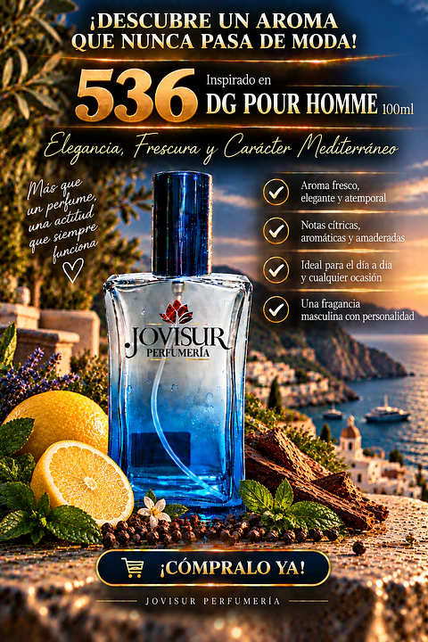 536 - Inspirado en D&G POUR HOMME - 100ml