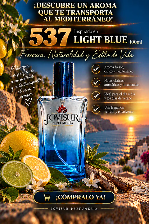 537 - Inspirado en LIGHT BLUE - 100ml