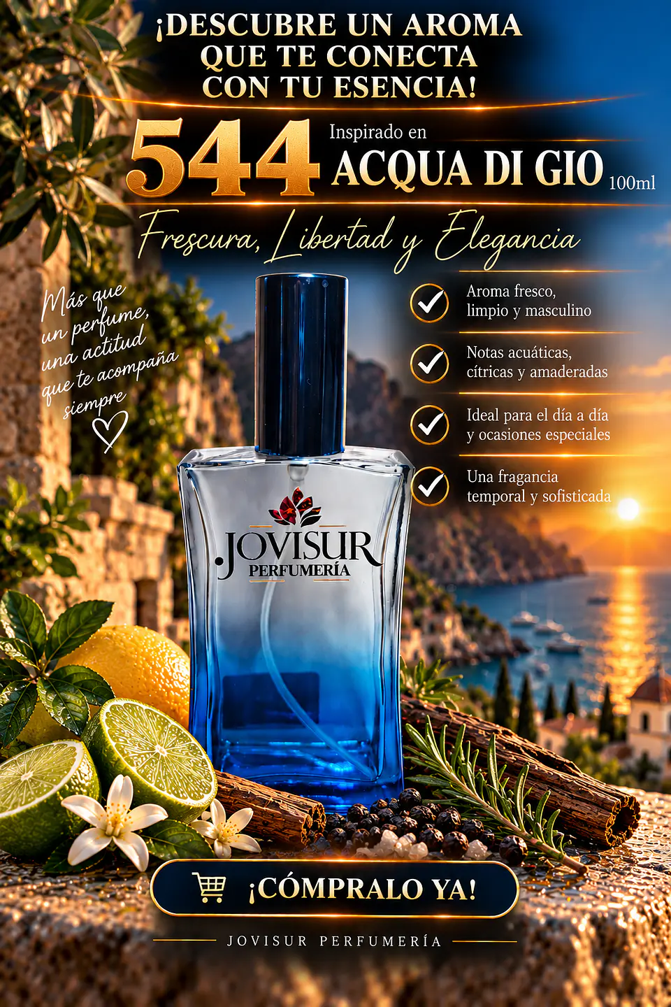 544 - Inspirado en ACQUA DI GIO - 100ml 1