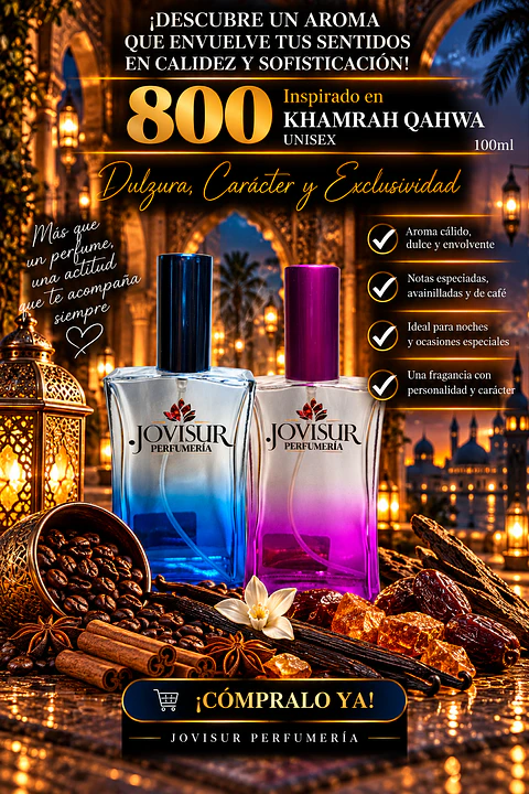 800 - Inspirado en KHAMRAH QAHWA - 100ml