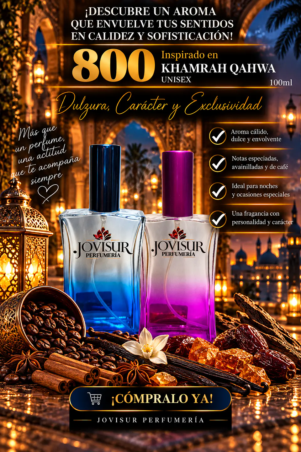 800 - Inspirado en KHAMRAH QAHWA - 100ml 1