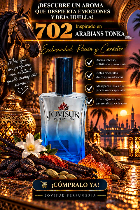 702 - Inspirado en ARABIANS TONKA - 100ml