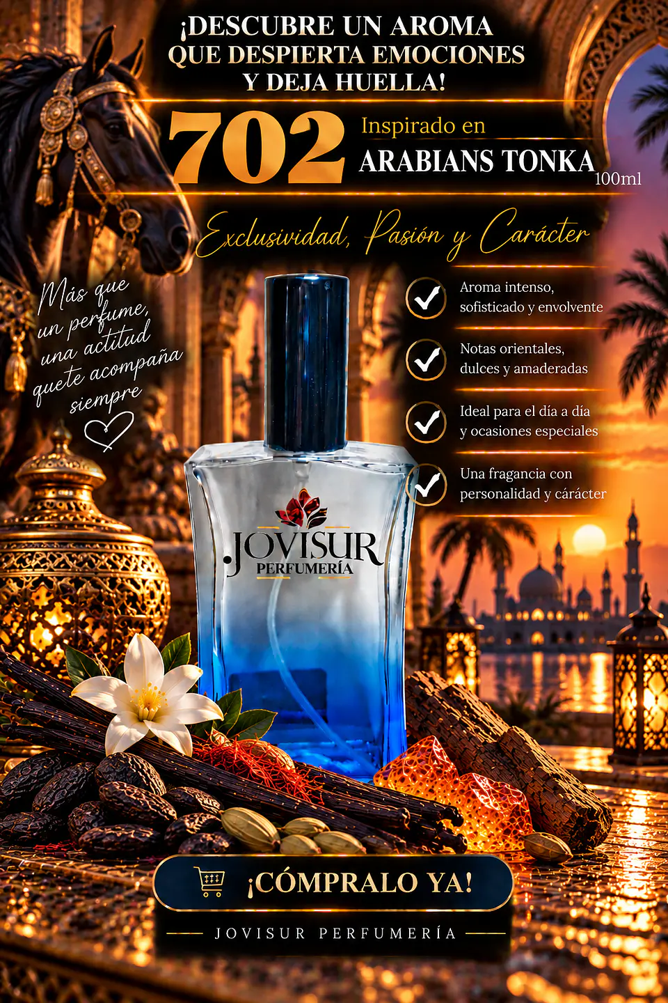 702 - Inspirado en ARABIANS TONKA - 100ml 1