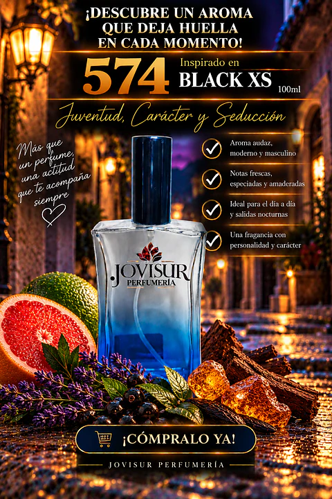 574 - Inspirado en BLACK XS - 100ml