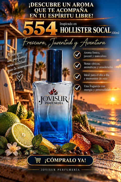 554 - Inspirado en HOLLISTER SOCAL - 100ml