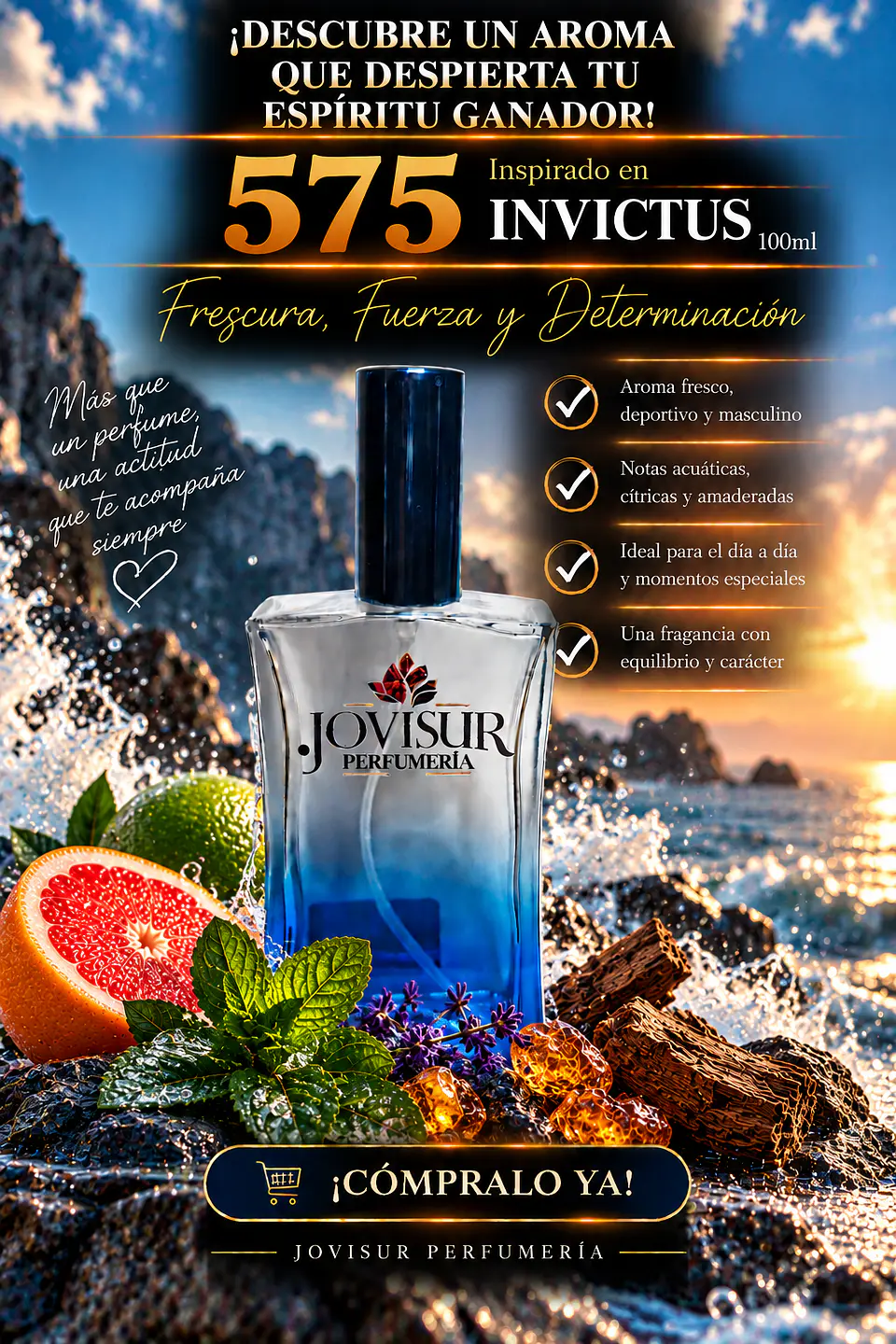 575 - Inspirado en INVICTUS - 100ml 1