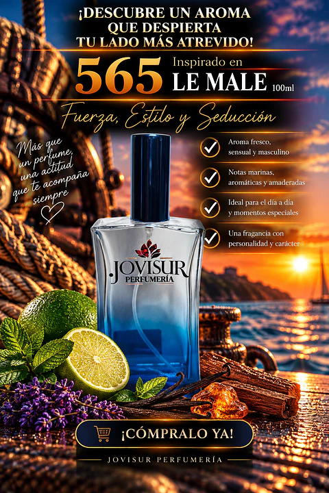 565 - Inspirado en LE MALE - 100ml
