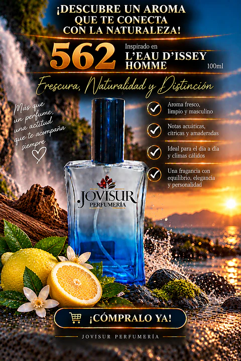 562 - Inspirado en L'EAU D'ISSEY HOMME - 100ml