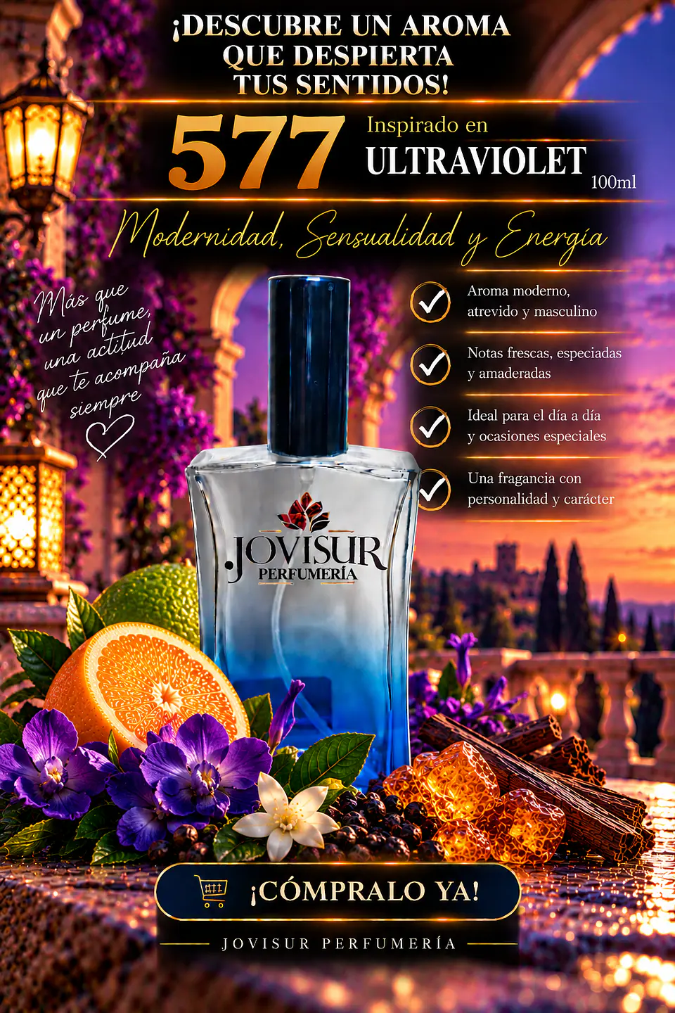 577  - Inspirado en ULTRAVIOLET - 100ml 1