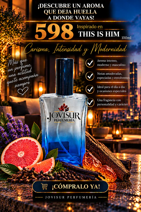 598 - Inspirado en THIS IS HIM - 100ml