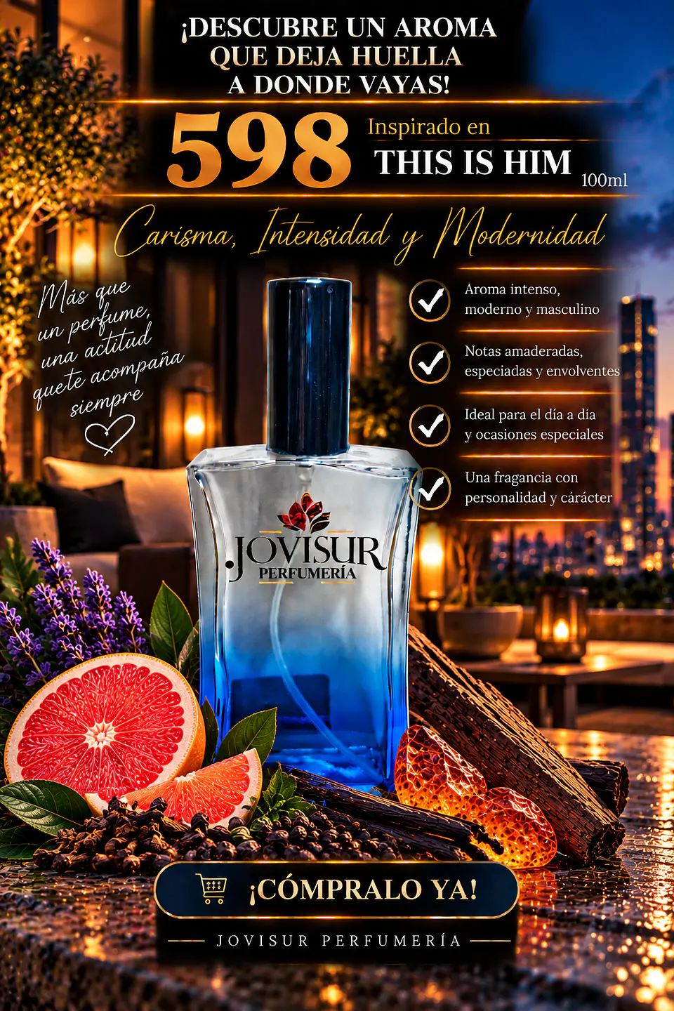 598 - Inspirado en THIS IS HIM - 100ml 1