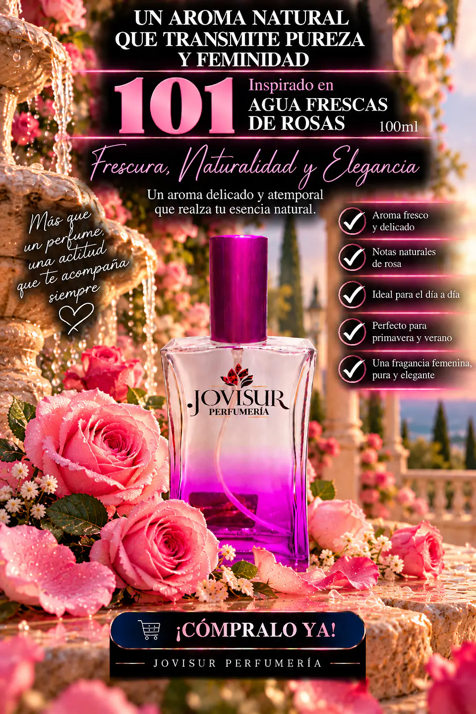 101 - Inspirado en AGUA FRESCAS DE ROSAS - 100ml 1