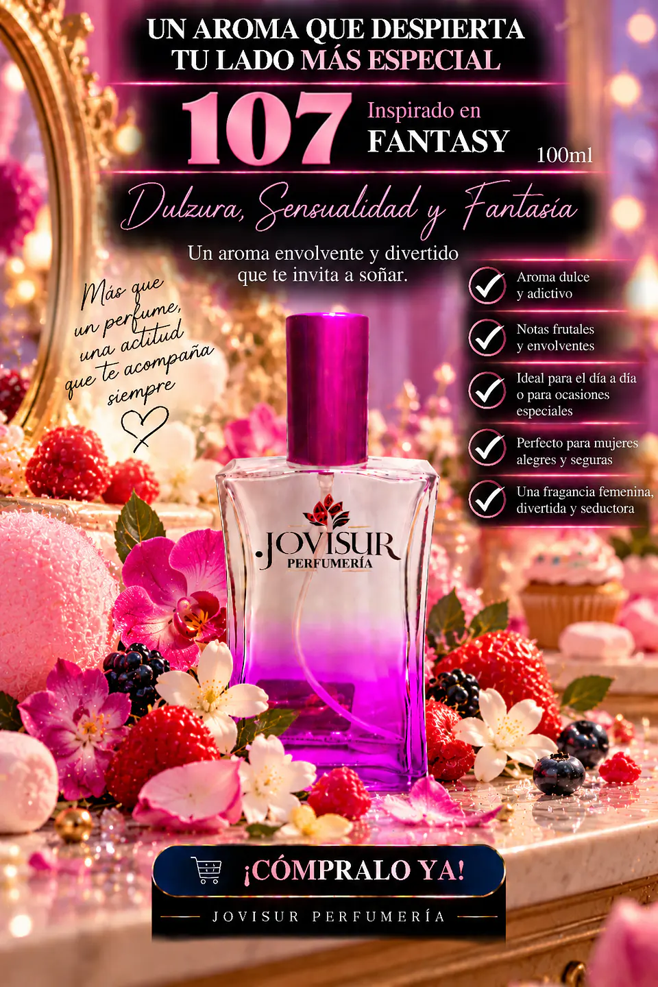 107 - Inspirado en FANTASY - 100ml 1