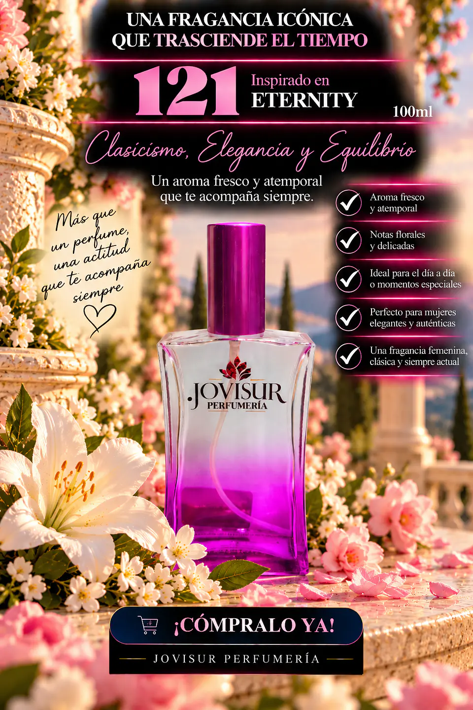 121 - Inspirado en ETERNITY - 100ml 1