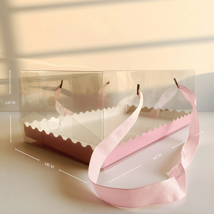 Caja para Postres Transparente 3