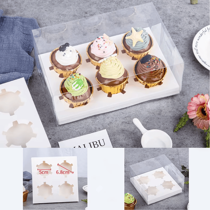 Caja Transparente para Muffins 6