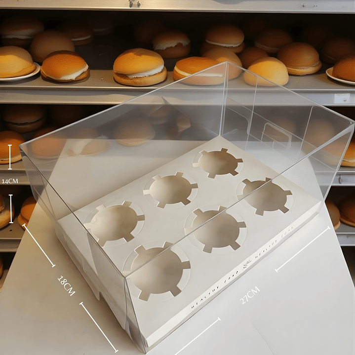 Caja Transparente para Muffins 4