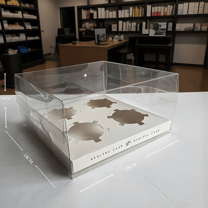 Caja Transparente para Muffins 5