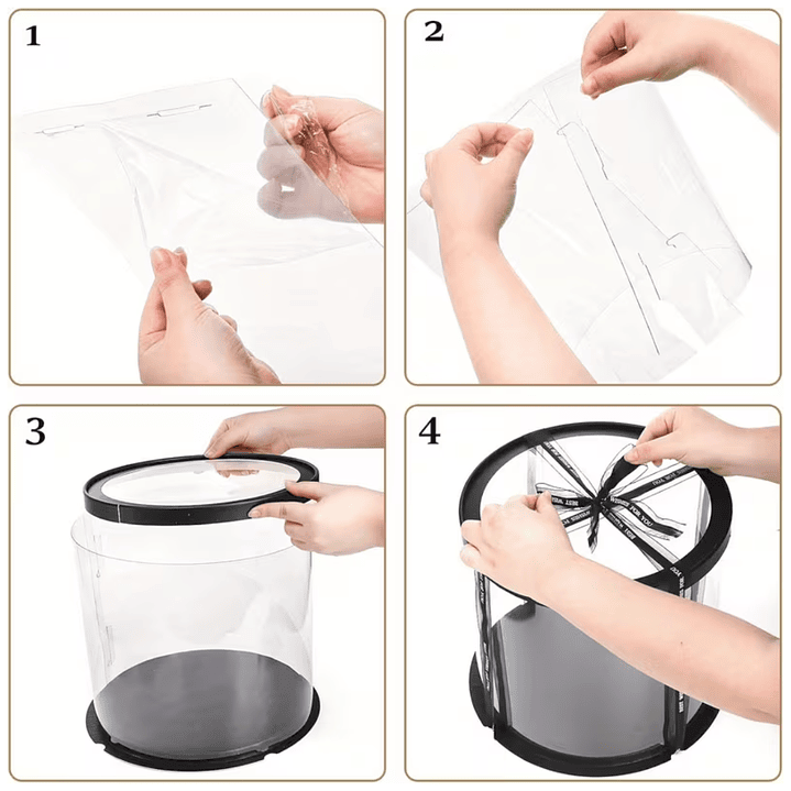 Caja Redonda Transparente 6