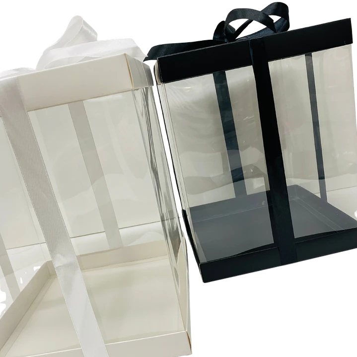 Caja Para Pastel Transparente  9