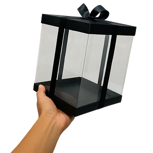 Caja Para Pastel Transparente 