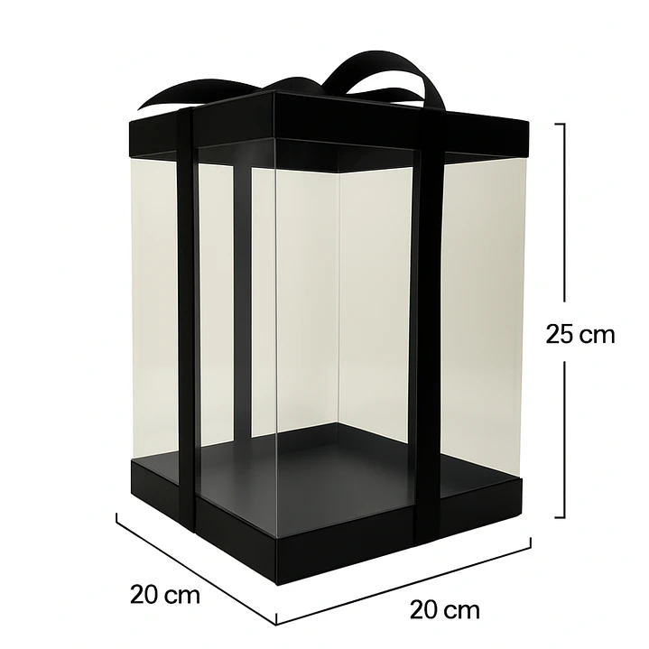 Caja Para Pastel Transparente  3