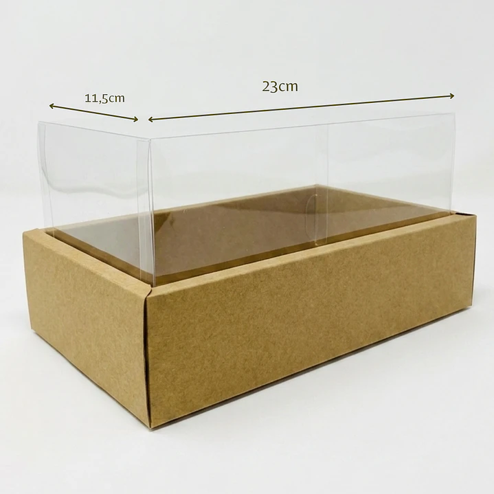 Caja de Cartón Tapa Transparente 5