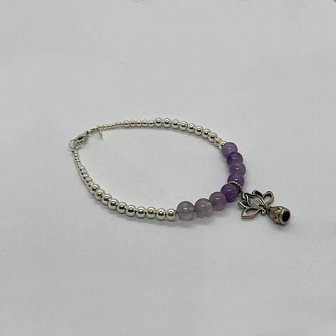 Pulsera Amatista Loto II