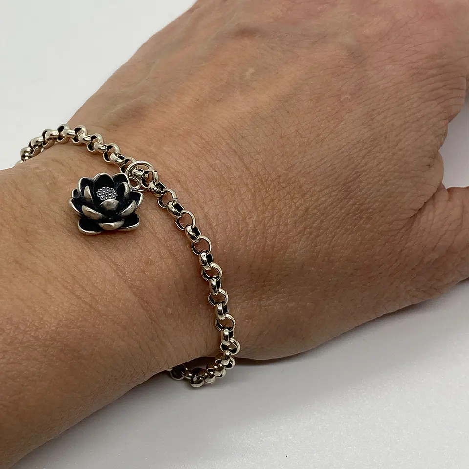 Pulsera Rolo Flor 3