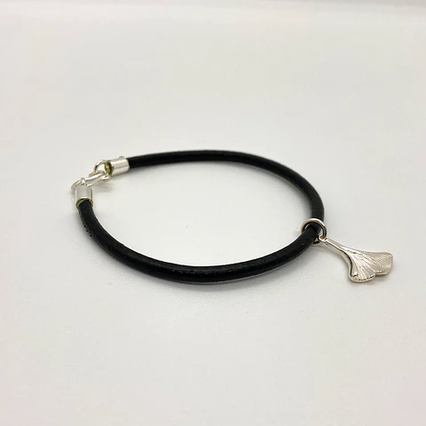 Pulsera Cuero Ginkgo