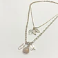 Collar Inicial Pluma + Piedra Natural - Miniatura 6