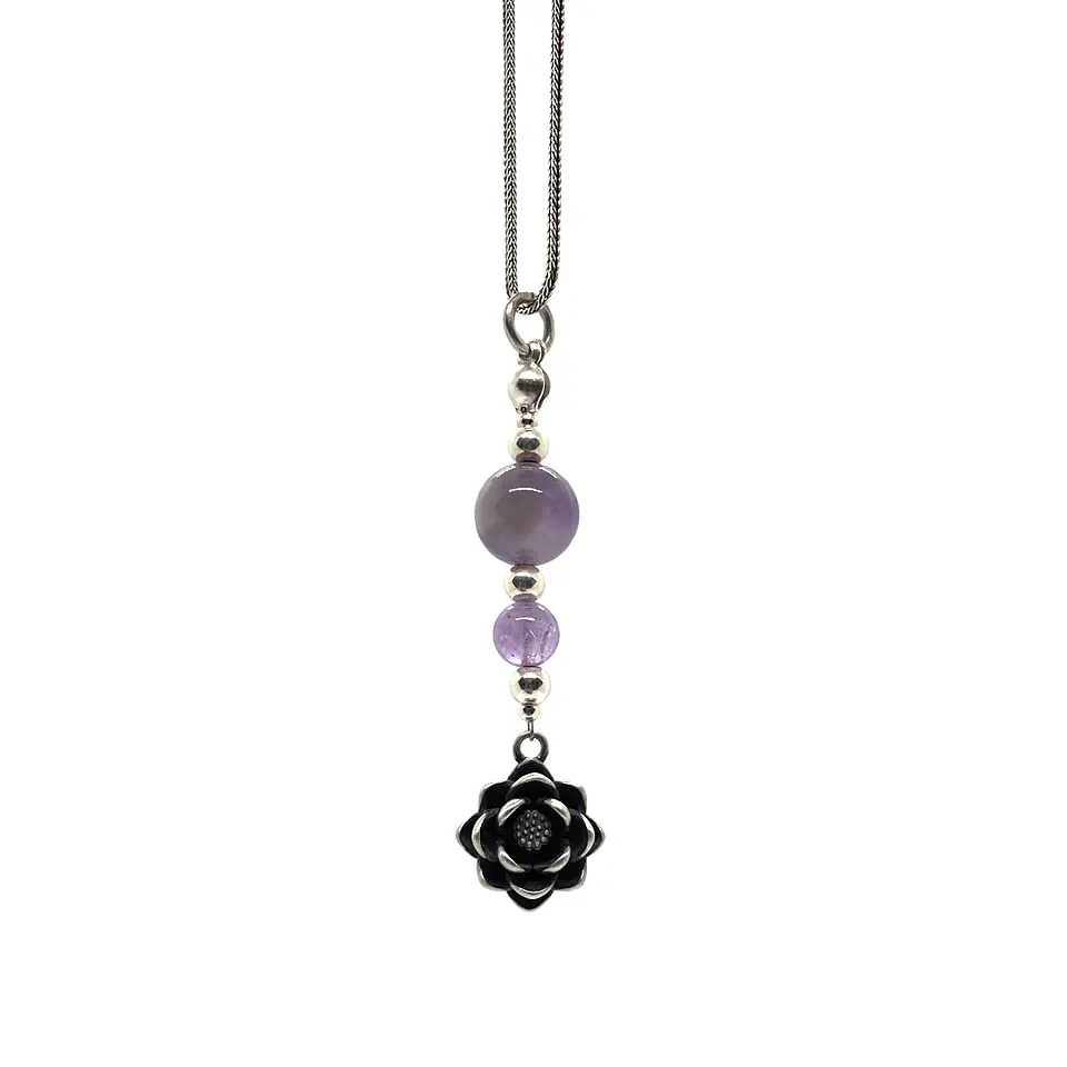 Colgante Amatista Loto 2