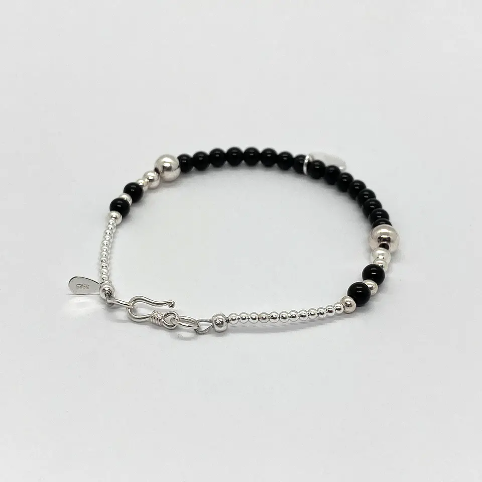 Pulsera Corazón Ónix 3