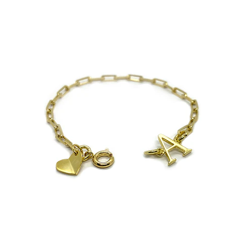 Pulsera Inicial A Corazón