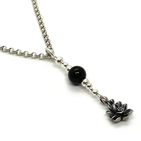 Collar Ónix Flor