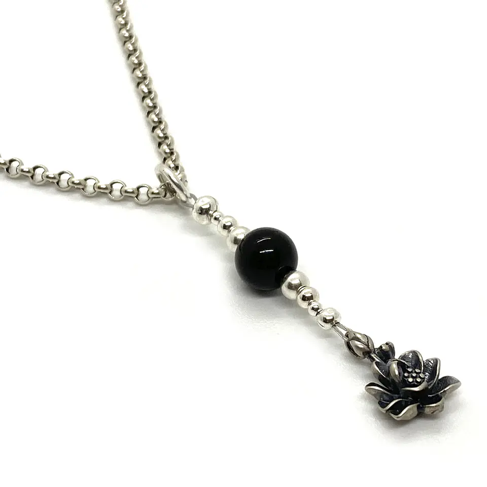 Collar Ónix Flor 1