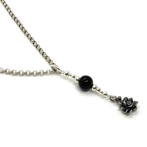 Collar Ónix Flor