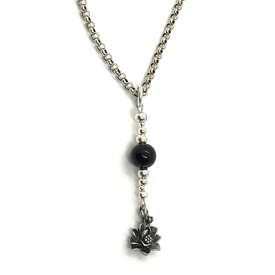 Collar Ónix Flor 3