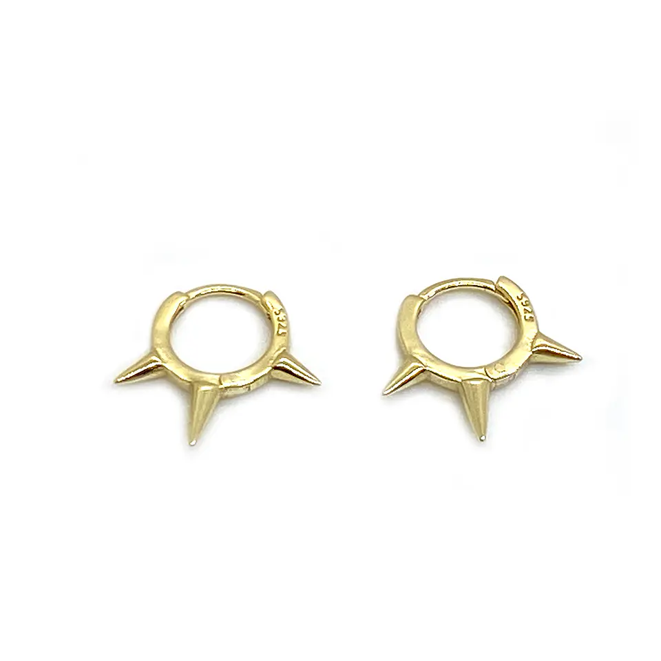 Aros Puntas Oro 4