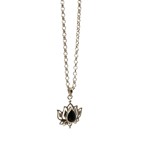 Collar Lotus Ónix