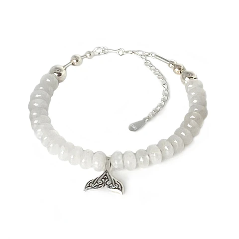 Pulsera Cuarzo Cristal Cola Ballena